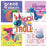 Smilemakers Disney 100 Per Unit Dreamworks Trolls Sticker 2.5 Inch - ST1178B
