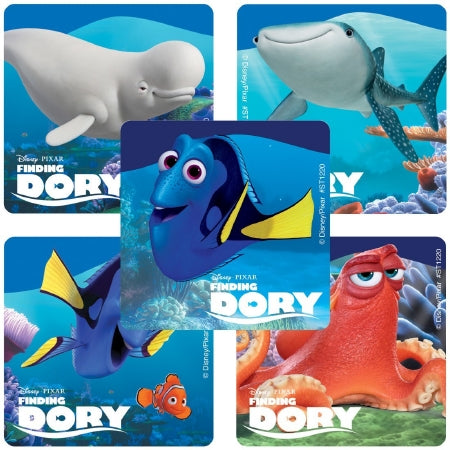 Smilemakers Disney 100 Per Unit Finding Dory Sticker 2.5 Inch - ST1220B