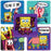 Smilemakers  100 Per Unit Spongebob Square Pants Sticker 2.5 Inch - ST1226B