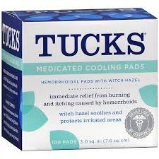 Tucks - Hemorrhoid Relief Pad 100 per Box - 04138800730