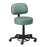 Clinton Industries - Exam Stool Upholstered Back Pneumatic Cylinder Height Adjustment 5 Casters Royal Blue - 2145-21-3RB