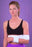 AliMed - Shoulder Immobilizer Alimed Large Plastic / Vinyl Contact Closure Left or Right Arm - 510644
