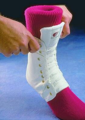 Alimed Swede-O Ankle Support Large Lace-Up Male 11 to 12-1/2 / Female 12 to 13-1/2 Left or Right Foot - 6189/NA/LG