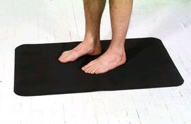 Alimed Slip Resistant Mat 2 X 3 Foot Black Rubber - 74879