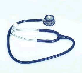 Adscope - Classic Stethoscope Gray 1-Tube 22 Inch Tube Double-Sided Chestpiece - 95-626