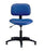 The Brewer Company Task Series Industrial Stool Contoured Backrest 5 Casters Clamshell - VS-2-C-PR57
