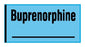 Shamrock - Drug Label Anesthesia Label Buprenorphine / _____ Blue 1/2 X 1 Inch - SAV-942