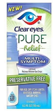 Medical Technology Systems Clear Eyes Eye Lubricant 0.34 oz. Eye Drops - 67811210908