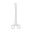 Centurion - Tenaculum Forceps Schroeder 9-1/2 Inch Length Floor Grade Stainless Steel Sterile Ratchet Lock Finger Ring Handle Straight Flat 1 X 1 Prongs - TRI66875