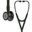 3M Littmann Cardiology IV Cardiology Stethoscope Black 1-Tube 22 Inch Tube Double Sided Chestpiece - 6151