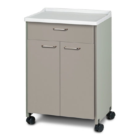 Clinton Industries Treatment Cabinet Mobile Laminate 2 Drawer / 1 Shelf - 8922-NATSLTGRY