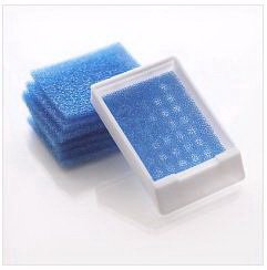 Cancer Diagnostics - Biopsy Foam Pad 1 X 1.125 Inch, Blue - BP1000