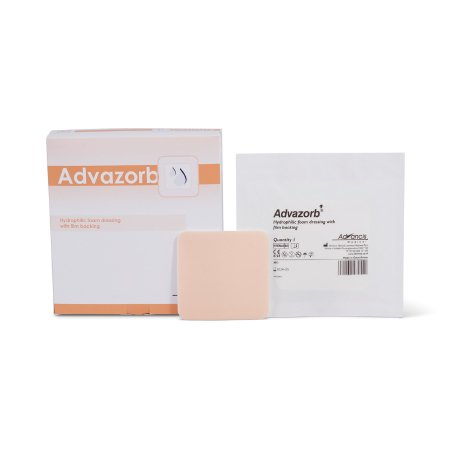Advazorb - Foam Dressing 6 X 6 Inch Square Non-Adhesive without Border Sterile - CR4168