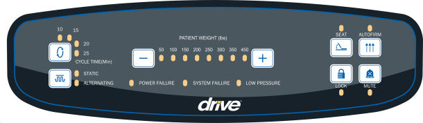 Drive Medical Med-Aire Plus 8" Alternating Pressure and Low Air Loss Mattress System