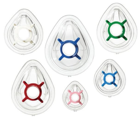 Cypress O-Two Anesthesia Face Mask Round Style Neonatal User Size 0 Hook Ring - 02FM-5206-CS