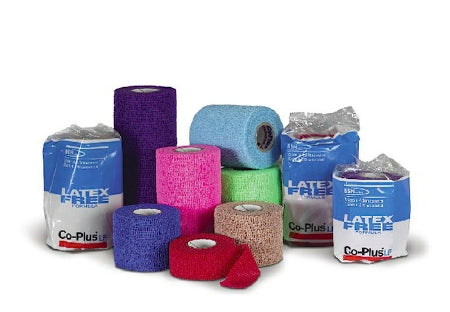 Co-Plus LF - Cohesive Bandage 4 Inch X 5 Yard Standard Compression Self-adherent Closure Beige NonSterile - 7210018