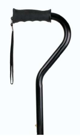 Apex-Carex Healthcare Carex Offset Cane Aluminum 30-1/2 to 39-1/2 Inch Height Black - FGA58000 0000