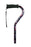 Soft Grip - Offset Cane Aluminum 30-1/2 to 39-1/2 Inch Height Black Floral Print - FGA58400 0000