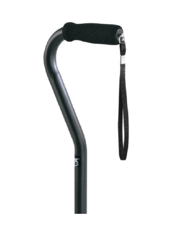 Apex-Carex Healthcare Carex Offset Cane Aluminum 29 to 38 Inch Height Black - FGA784C0 0000