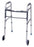 Apex-Carex Healthcare Folding Walker Aluminum Frame 300 lbs. Weight Capacity 30 to 37 Inch Height - FGA87100 0000