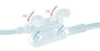 Flexicare - ETCO2 Nasal Sampling Cannula with O2 Delivery O2 & CO2 from Both Nares Adult Curved Prong / NonFlared Tip - 032-10-125CU