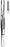 Sklar - Dressing Forceps Waugh 5 Inch Length OR Grade Stainless Steel NonSterile NonLocking Thumb Handle Straight Cross Serrated Tips - 19-2188