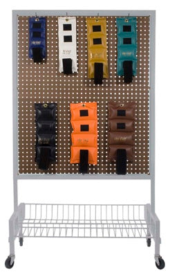 The Cuff Original Functional Set - Weight Cuff Set with Storage Rack 7 Piece Set with Mobile Floor Rack / Adjustable Cuff Style 1 lbs. / 2 lbs. / 3 lbs. / 4 lbs. / 5 lbs. / 7-1/2 lbs. / 10 lbs. - 10-0251