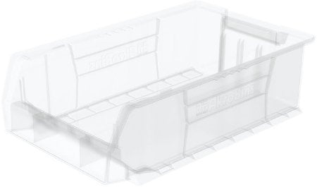 AkroBins Super-Size - Storage Bin Clear Plastic 6 X 12-3/8 X 20 Inch - 30280SCLAR