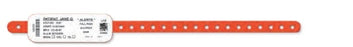 Pharmex Conf-ID-ent - Identification Wristband with Shield Write On Band Adhesive Closure Without Legend - WBZA234T-1