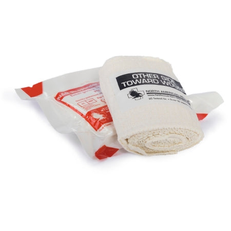 North American Rescue NAR Trauma Pressure Dressing 4 X 60 Inch Standard Compression Hook and Loop Closure White Sterile - 30-0171