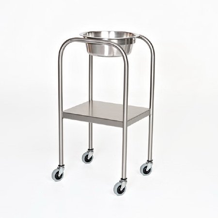 Mid Central Medical - Solution Stand 7 Quart Basin 1 Basin Shelf Base 15 X 18 X 34 Inch - MCM1001