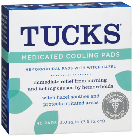 Tucks - Hemorrhoid Relief Pad 40 per Box - 041388520407