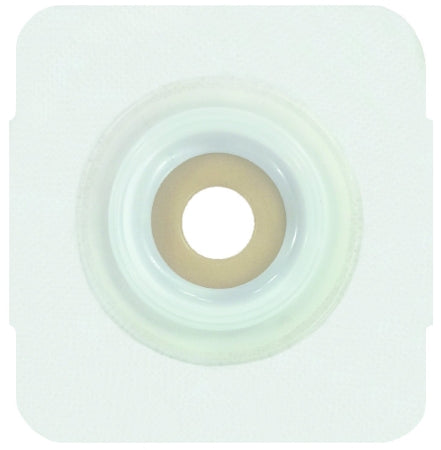 Genairex Securi-T Ostomy Barrier Pre-Cut, Extended Wear Tape Collar 2-1/4 Inch Flange Two-Piece Systems 1-1/4 Inch Stoma 5 X 5 Inch - 7832214