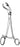 Sklar - Bone Holding Forceps Verbrugge 10-1/4 Inch Length OR Grade Stainless Steel NonSterile Ratchet Lock Finger Ring Handle Angled 1 Smooth Jaw / 1 Serrated Jaw - 40-2599