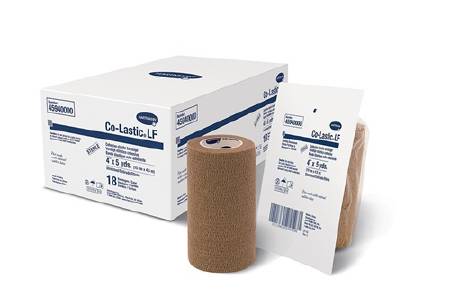 Co-Lastic - Cohesive Bandage 6 Inch X 5 Yard Standard Compression Self-adherent Closure Tan Sterile - 45960000