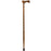 Mabis Healthcare Round Handle Cane Wood 37 Inch Height Oak - 502-3000-0170