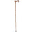 Mabis Healthcare Round Handle Cane Wood 37 Inch Height Walnut - 502-3000-0281