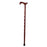 Mabis Healthcare T-Handle Cane Brazos Wood 34 Inch Height Red - 502-300-00051