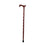 Brazos - T-Handle Cane Wood 34 Inch Height Twisted Red Oak Print - 502-3000-0051