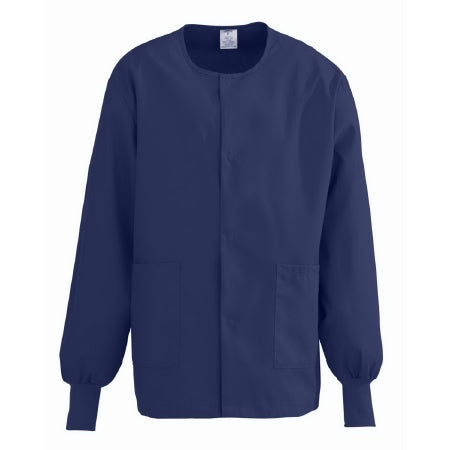 ComfortEase - Warm-Up Jacket Midnight Blue X-Large Hip Length Reusable - Medline - 8832JNTXL-CM