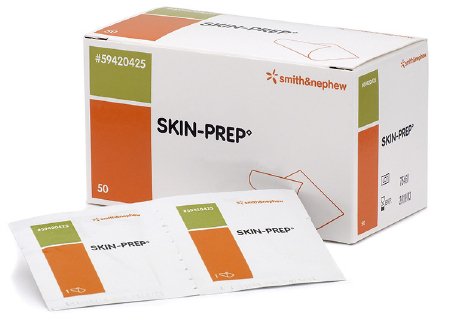 Smith & Nephew Skin Barrier Wipe Skin-Prep 75 To 100% Strength Isopropyl Alcohol Individual Packet Sterile - 59420425