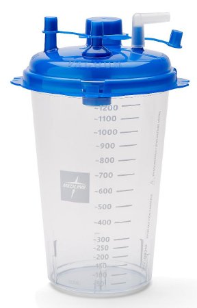 Medline - Suction Canister 1200 mL Snap-On Lid - OR212