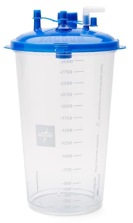 Medline - Suction Canister 3000 mL Snap-On Lid - OR230