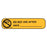 Apothecary Products - Pre-Printed Label Auxiliary Label Yellow Paper DO NOT USE AFTER/ DATE _____ Black Quality Control Label 3/8 X 1-9/16 Inch - 40128