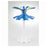 Heathrow Scientific - Carousel Pipette Stand 40.8 cm X Base: 15.8 cm; Top: 22.9 cm, Universal, Blue/Green - 14127550