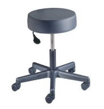 The Brewer Company Exam Stool Pneumatic Height Adjustment Clamshell - 81-22500-PR57