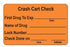 Health Care Logistics Cart Check Label 1-3/4 X 2-3/4 Inch Orange - 17576