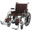 MRIequip.com LLC MRI Non-Magnetic Wheelchair Desk Length Arm Padded, Removable Arm Style Burgundy 22 Inch Seat Width 350 lbs. Weight Capacity - WC-1002