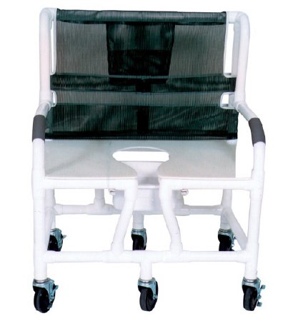 Mjm International Bariatric Shower Chair  Pvc Frame 22-1/4 Inch Height - 130-5-DDA