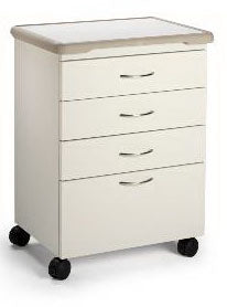 Midmark Mobile Treatment Cabinet 18 X 27 X 33 Inch 4 Drawers Earthen Bronze - 41C.806.KCN